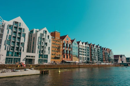 Colorful Waterfront Architecture