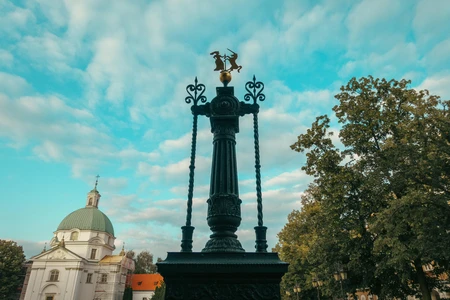 Historic Monument Under Blue Skies