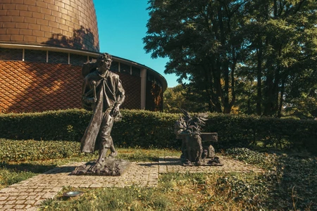 Statue in Urban Park