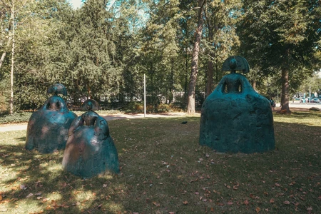 Park Sculptures in Tranquil Setting