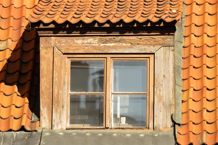Rustic Rooftop Window