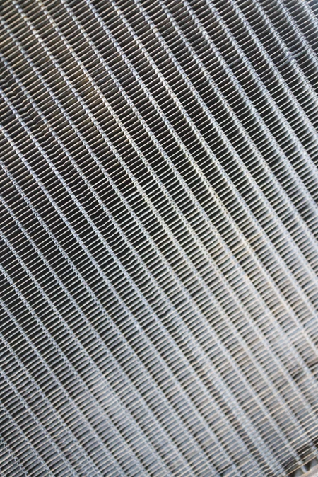 Abstract Metal Grid Pattern