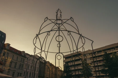 Architectural Silhouette at Dusk