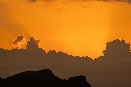 Sunset Over the Hills