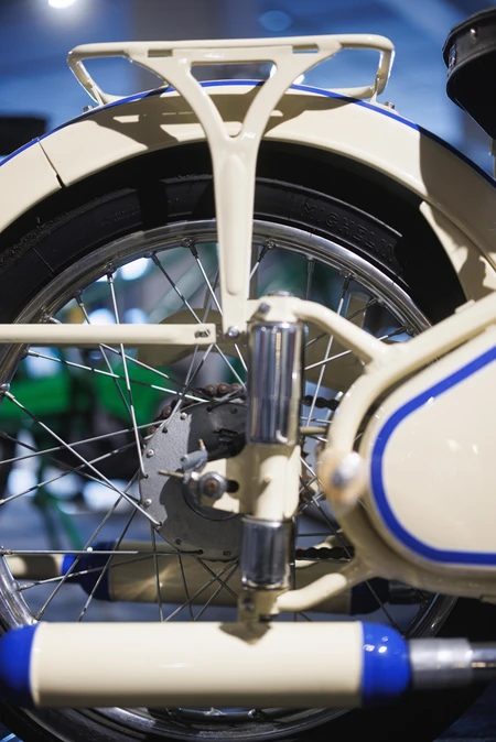 Vintage Motorcycle Wheel