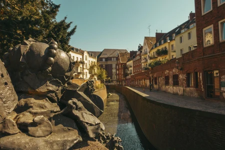 Historic Canal Scene