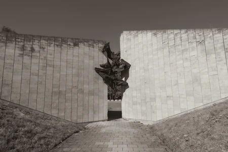 Abstract Monument in a Park