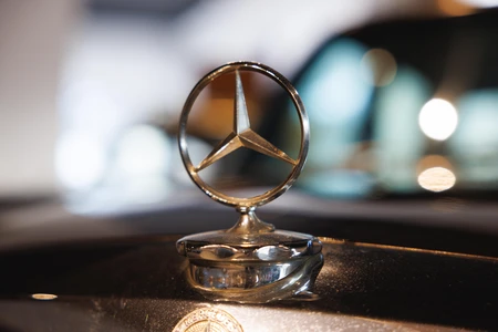 Close-up of Car Emblem