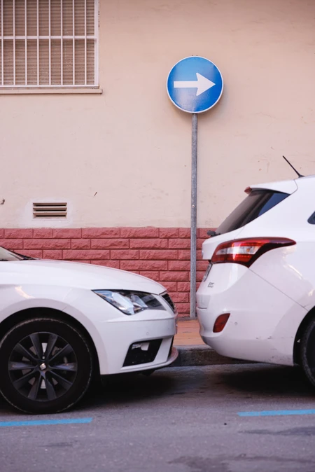 Urban Street Scene with Cars