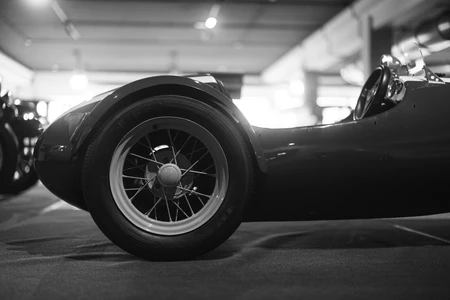 Classic Car in Showroom