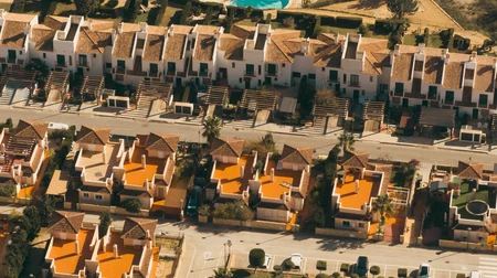 Aerial View of a Residential Area