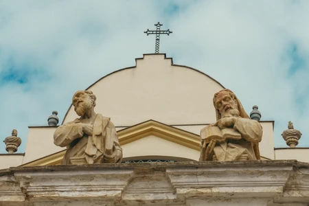 Statues on Historical Building