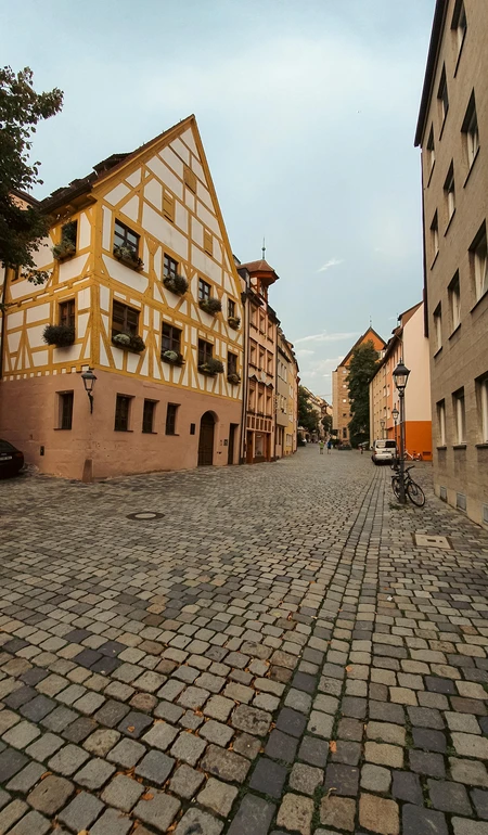 Charming Cobblestone Street