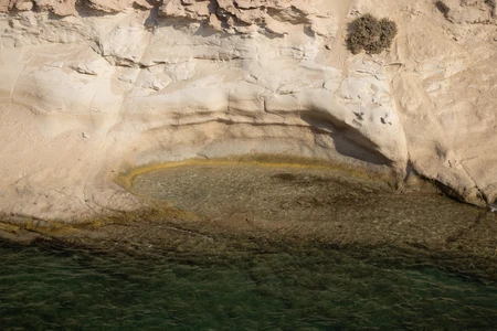 Serene Coastal Rock Formation