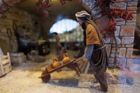 Rustic Village Scene