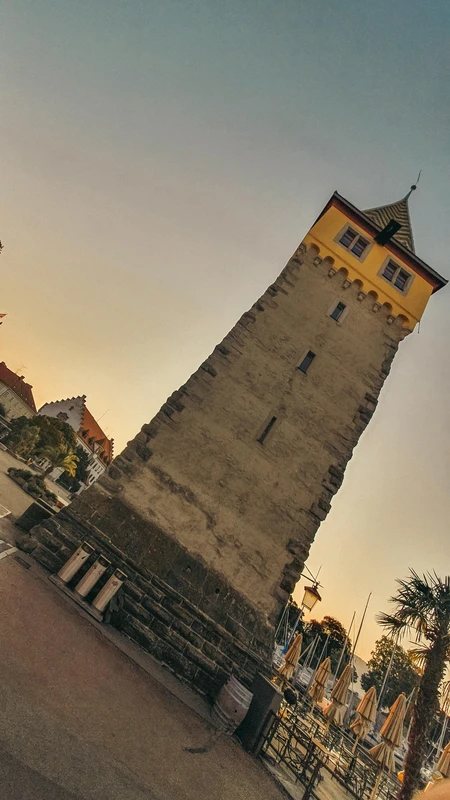 Historic Tower at Sunset