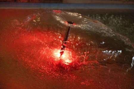 Illuminated Water Fountain