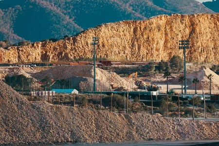 Mountain Quarry Scene