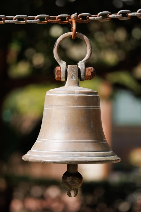 Rustic Bell on Chain