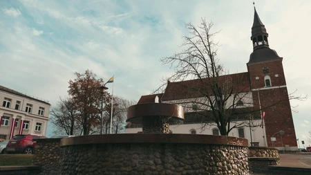 Historic Church and Fountain