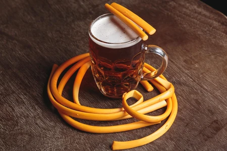 Beer and Cheese Arrangement