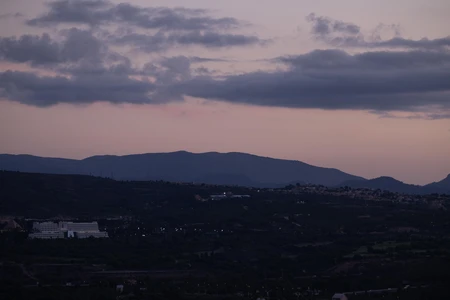 Evening Mountain Landscape