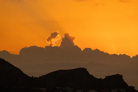 Dramatic Sunset Silhouette
