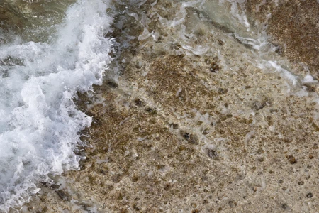 Waves on Rocky Shore