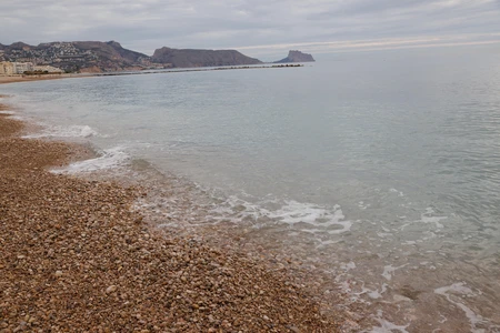 Coastal Landscape with Pebble Beach