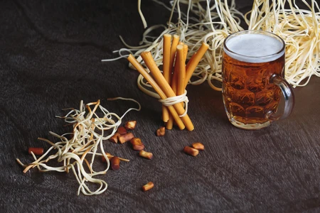 Rustic Snacks and Beer