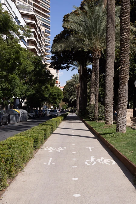 City Boulevard with Bike Path