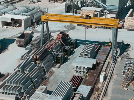 Industrial Concrete Yard