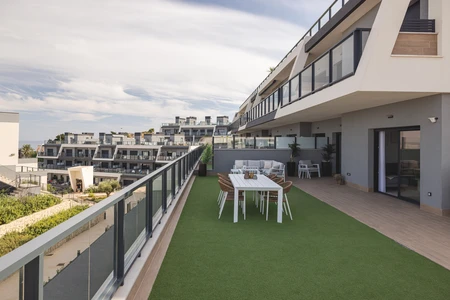 Modern Balcony with Scenic View