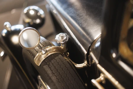 Vintage Automobile Close-Up