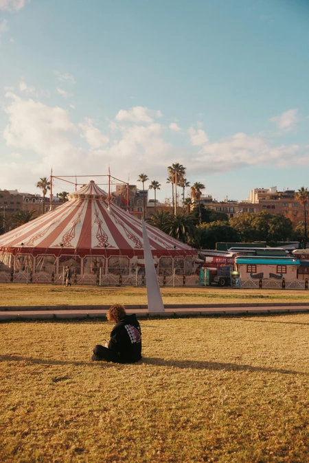 Sunny Day at a Fairground