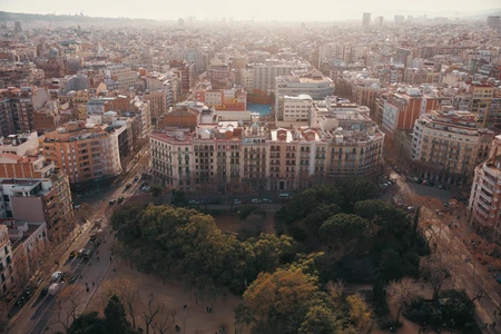 Aerial View of Urban Landscape