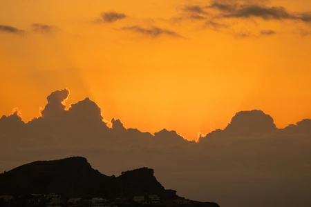 Dramatic Sunset Silhouette