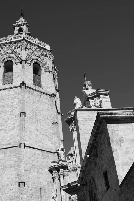 Historic Architecture in Black and White