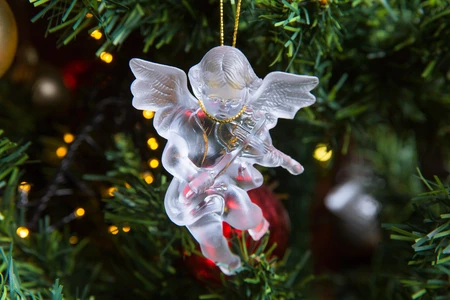 Glass Angel Ornament