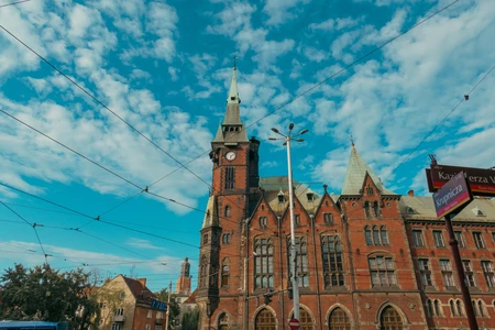 Historical Architecture Under a Blue Sky