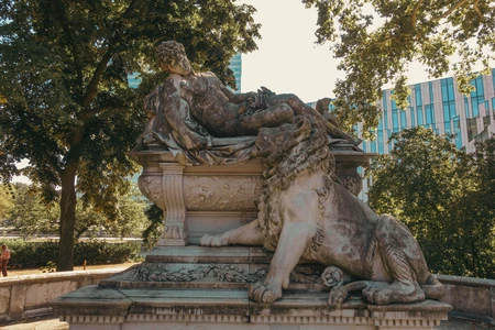 Historic Statue in Park
