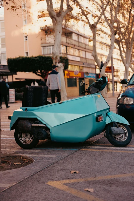 Urban Scooter Scene