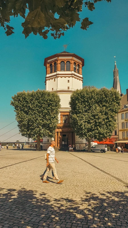 Historic Tower on Sunny Day