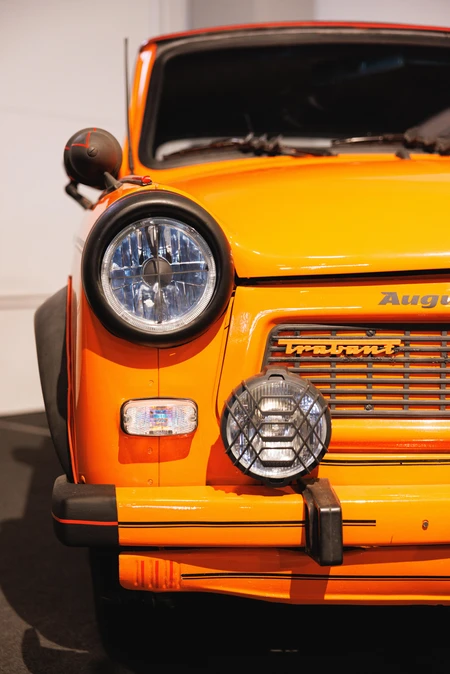 Vintage Orange Car