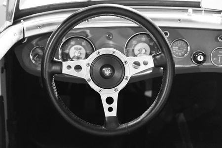 Vintage Car Dashboard
