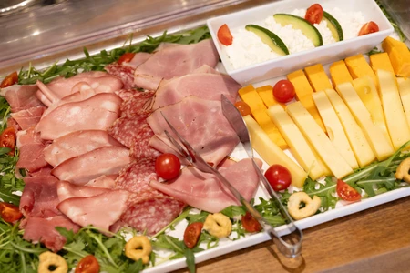 Delicious Platter of Meats and Cheeses
