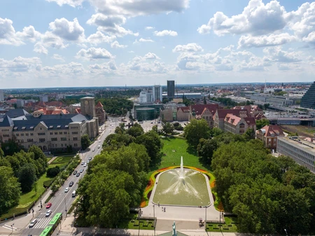Scenic Urban Park View