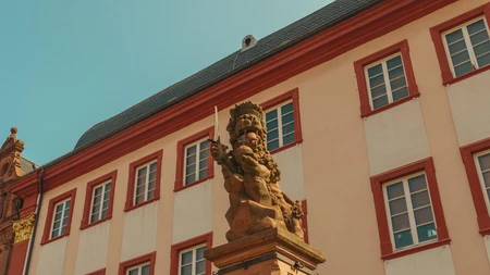 Historic Building with Statue