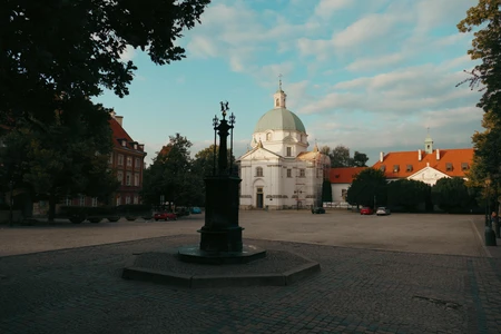 Tranquil Town Square