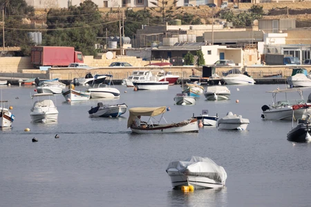 Harbor with Moored Boats